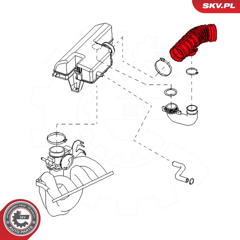 Õhutoru, õhufilter, ESEN SKV 24SKV488