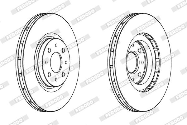 FERODO DDF1122 Brake Disc