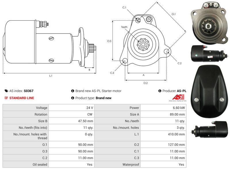 AS-PL S0367 Starter