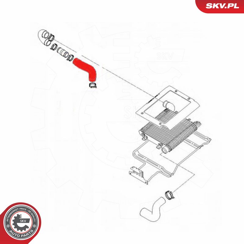 ESEN SKV 54SKV152 Charge Air Hose