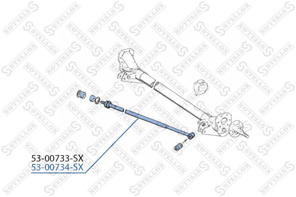 STELLOX 53-00734-SX Control/Trailing Arm, wheel suspension
