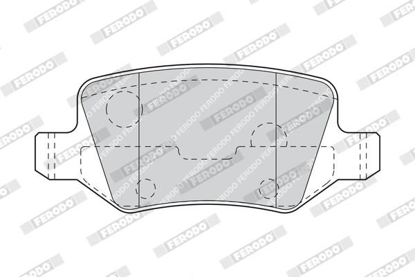 FERODO FDB1782 Brake Pad Set, disc brake