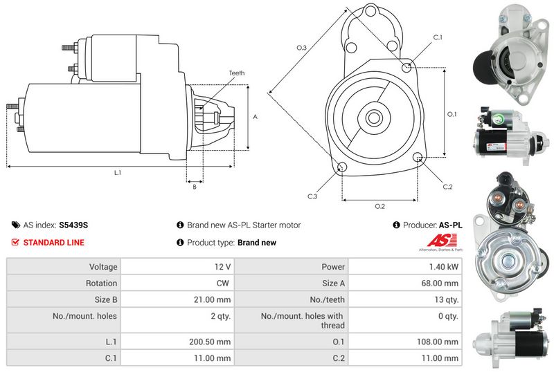 AS-PL S5439S Starter