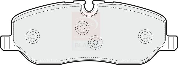 APEC Brake Pad Set, disc brake PAD1468B