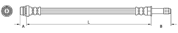METZGER AUTOTEILE 4110797 - Brake Hose