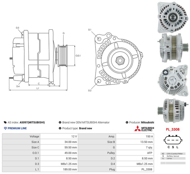 Prekės atitinka OEM kodą: A003TJ3881ZE