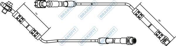 APEC Brake Hose BHO4123
