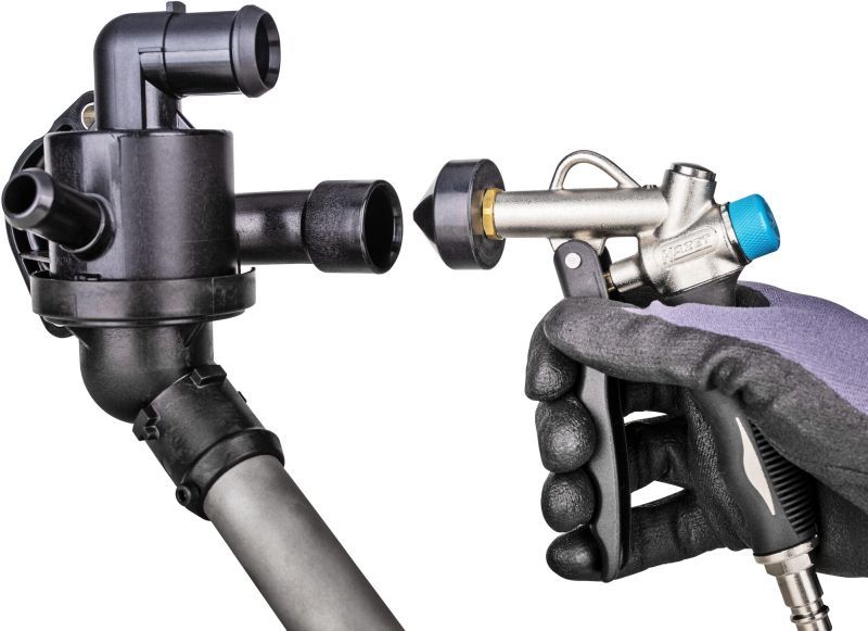 HAZET 9040-42/3 Brush/Nozzle Set, suction/blast gun