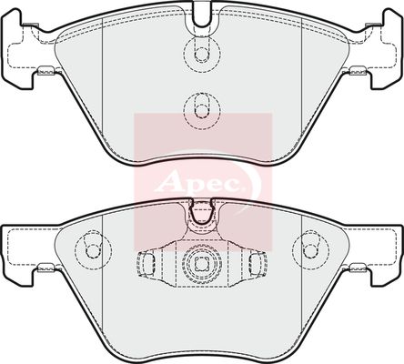 APEC Brake Pad Set, disc brake PAD1699