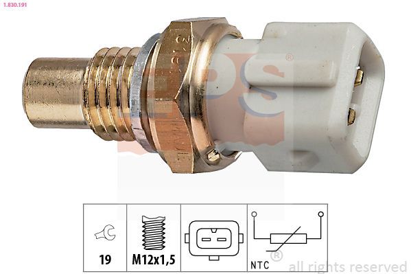Sensor, temperatura del refrigerante