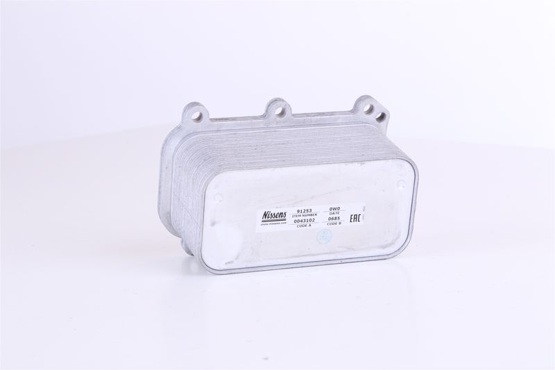 Õliradiaator, mootoriõli, NISSENS 91253