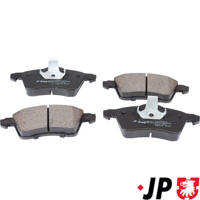JP GROUP 1163603510 Комплект гальмівних накладок, дискове гальмо