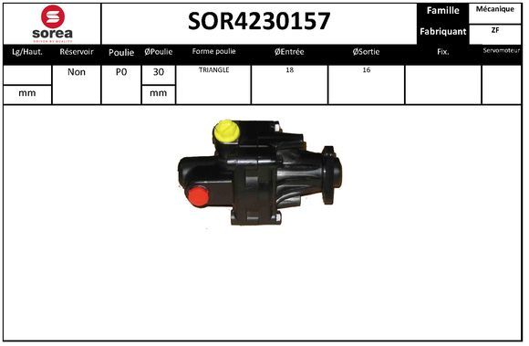 EAI hidraulikus szivattyú, kormányzás SOR4230157