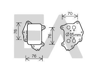 Radiador de aceite, aceite motor