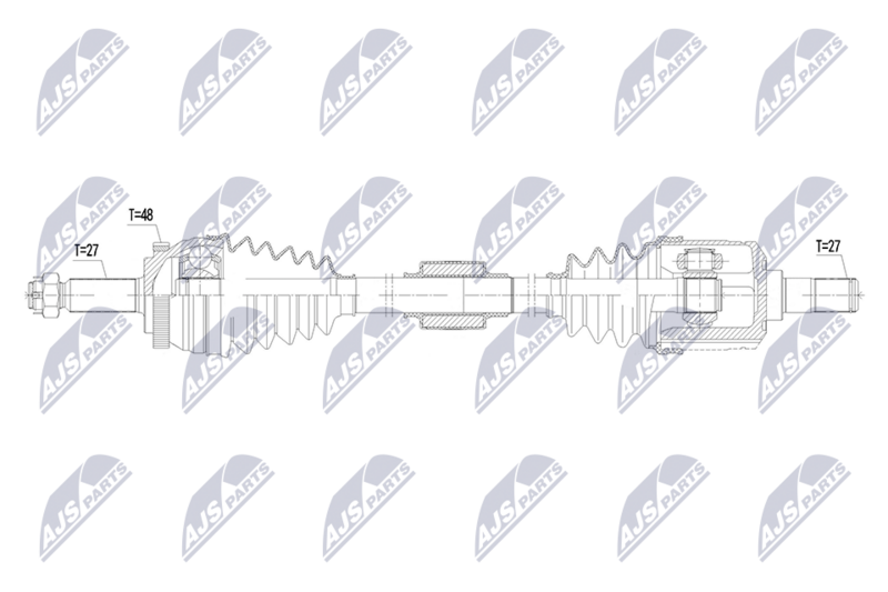 NTY NPW-HY-649 Drive Shaft