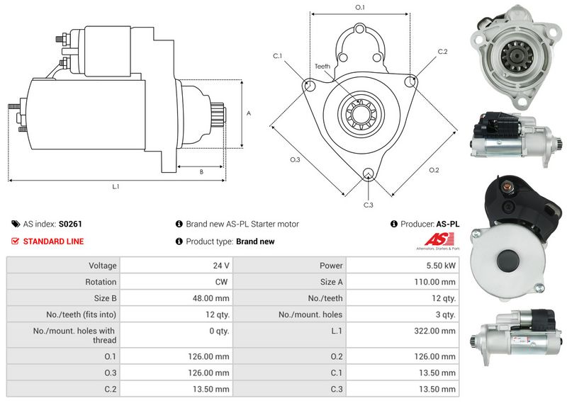 AS-PL S0261 Starter