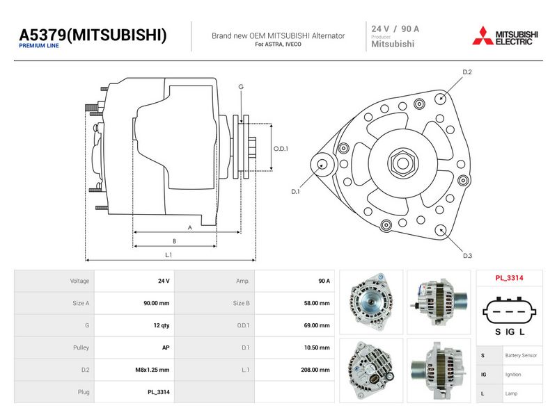 Prekės atitinka OEM kodą: A004TA8492