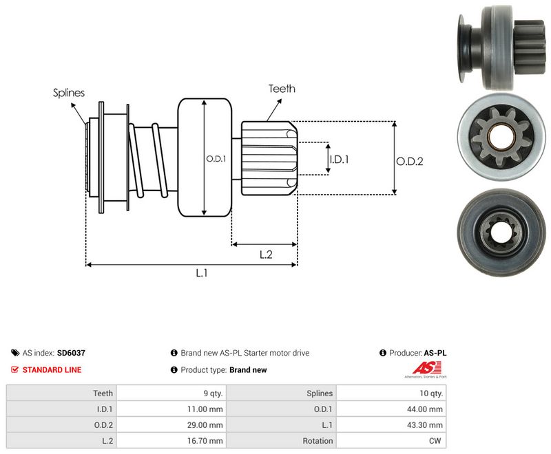 Vabajooks, starter, AS-PL SD6037