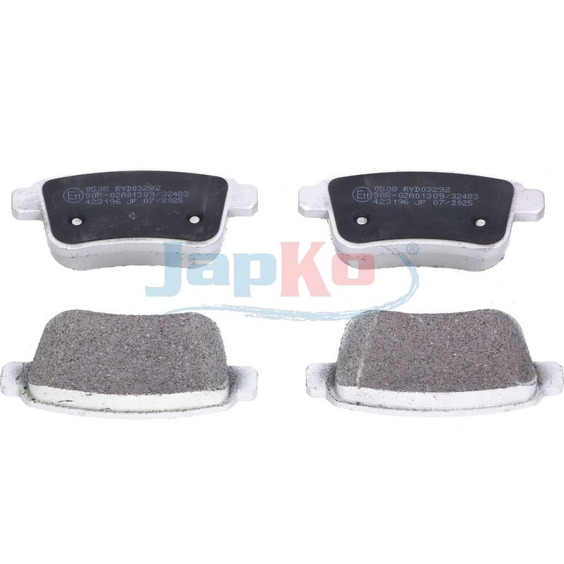 Piduriklotsi komplekt, ketaspidur, JAPKO 510508