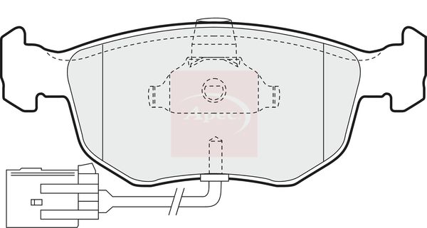 APEC Brake Pad Set, disc brake PAD877