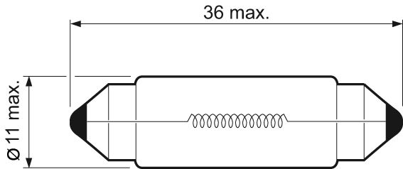 VALEO 032217 Bulb, licence plate light