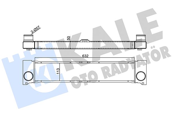 Охолоджувач наддувального повітря, Kale Oto Radyatör 348000
