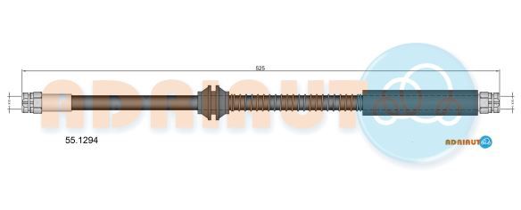 Гальмівний шланг, Adriauto 55.1294