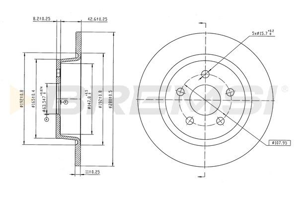 This part match OEM code: 2252928