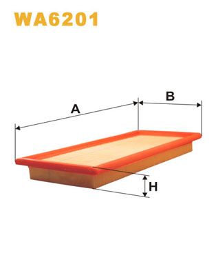 Повітряний фільтр, Wix Filters WA6201