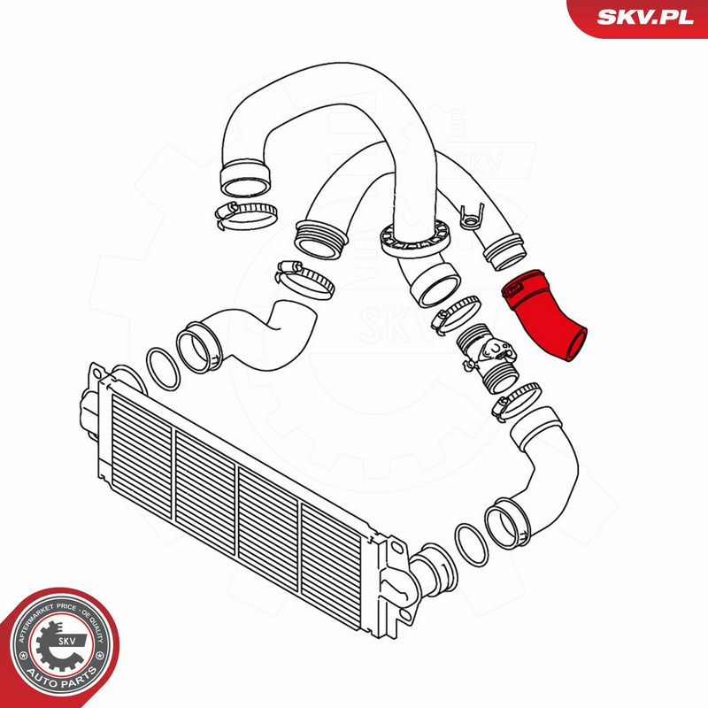 ESEN SKV 43SKV108 Charge Air Hose