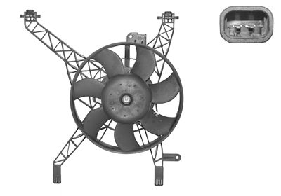 VAN WEZEL ventilátor, motorhűtés 1807747