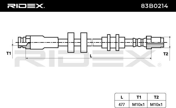 спирачен маркуч RIDEX