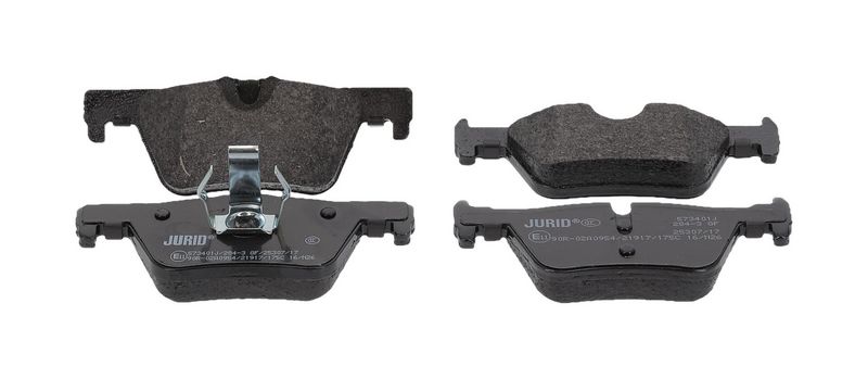 set placute frana,frana disc JURID 573401J