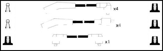 LEMARK Ignition Cable Kit HOES992