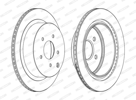 Гальмівний диск EX, FX, G, M, Murano, Q50, Q60, Q70, QX50