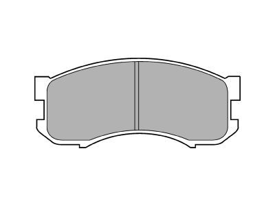 DELPHI LP800 Brake Pad Set, disc brake