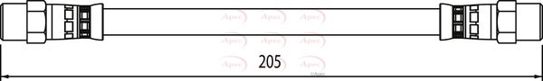 APEC Brake Hose HOS4107