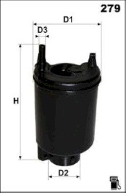 MECAFILTER ERE6117 Kuro filtras