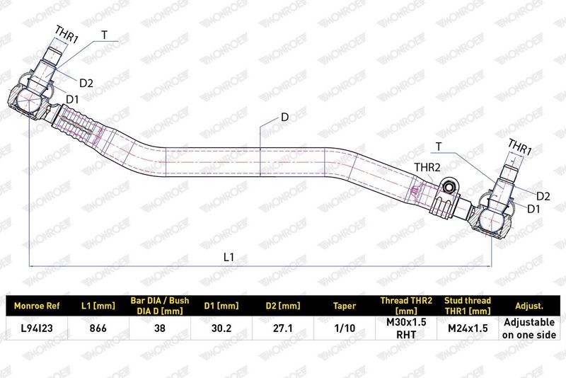 Táhlo řízení L94I23