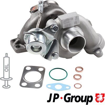 JP GROUP CITROEN турбіна Berlingo 1.6HDi 05,Jumpy,C4,Fiat Scudo,Ford Fiesta,Focus 1.6TDCi,Peugeot