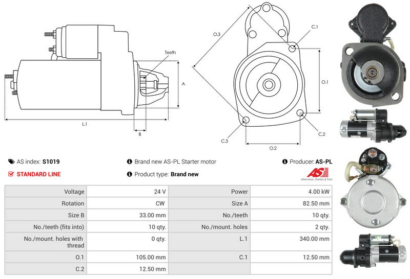 AS-PL S1019 Starter
