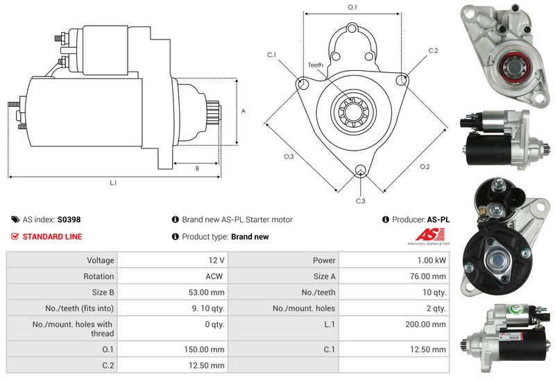AS-PL S0398 Starter