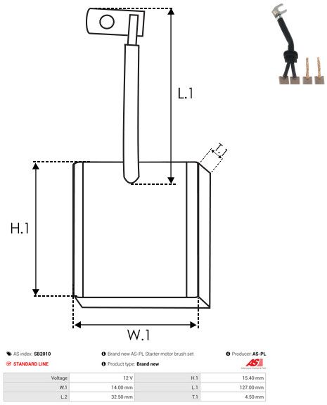 Süsinikuhari, starter, AS-PL SB2010