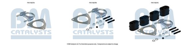 BM CATALYSTS Szerelőkészlet, korom/részecskeszűrő FK11027
