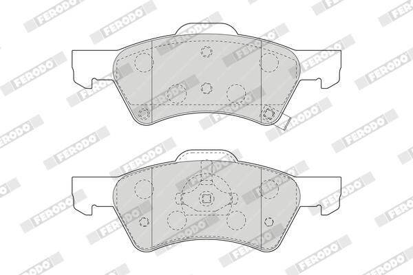 FERODO FDB1510 Brake Pad Set, disc brake