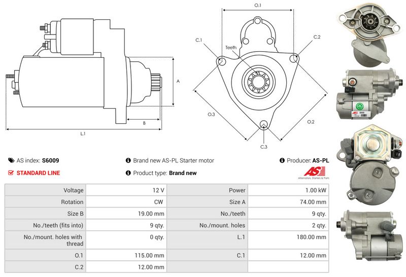 AS-PL S6009 Starter