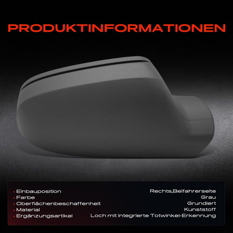 Frankberg 5481FB0076011 Cover, exterior mirror