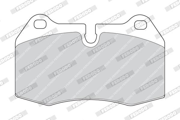 FERODO FDB998 Brake Pad Set, disc brake