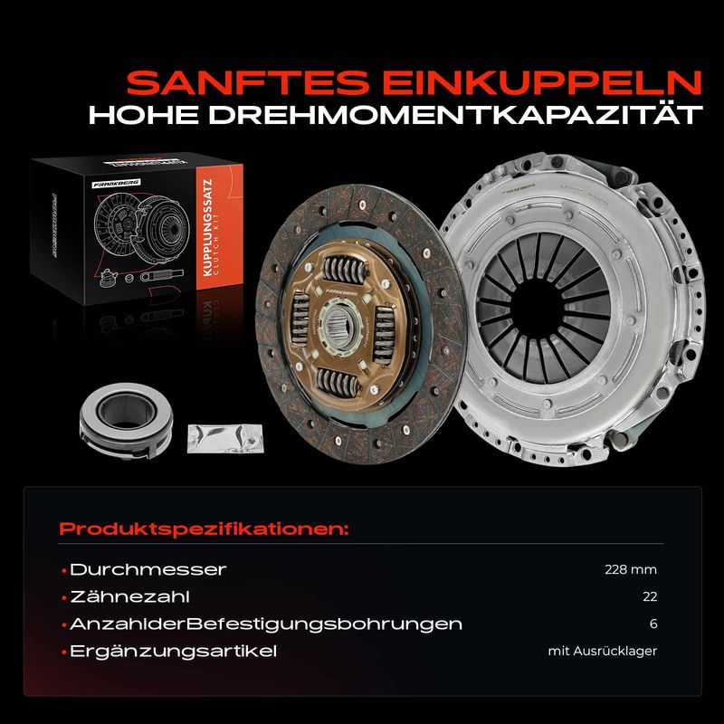 Frankberg 5481FB0037694 Sankabos komplektas