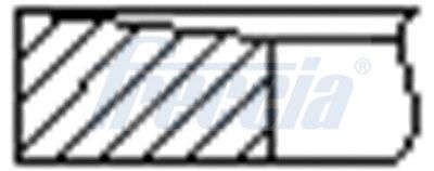 FRECCIA dugattyúgyűrű-készlet FR10-382200